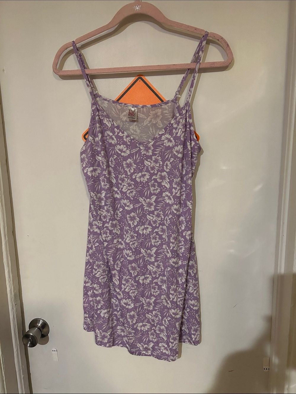 Purple Floral Slip Dress - Women’s Intimates